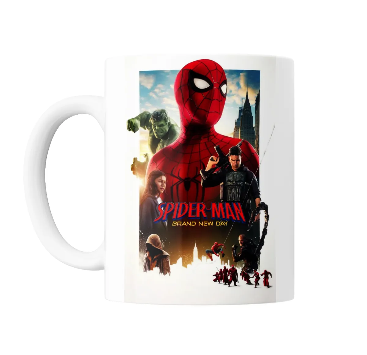 Taza de Cerámica Spiderman Brand New Day Hulk y Punisher - vista 2
