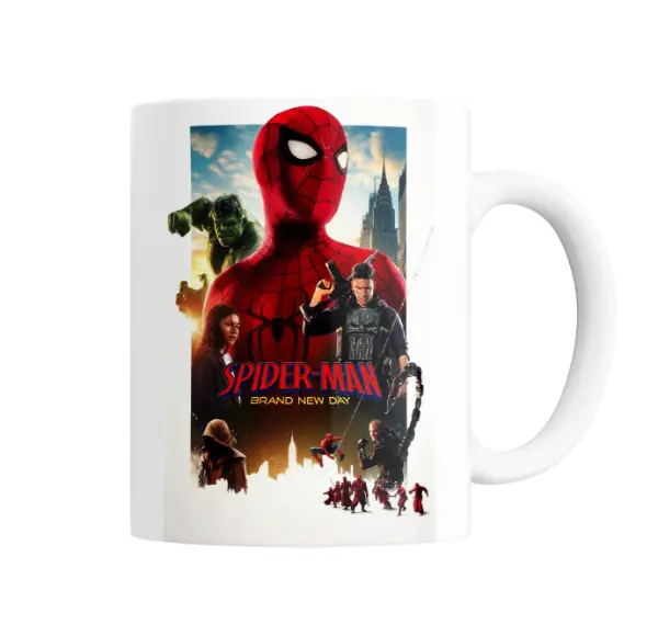 Taza de Cerámica Spiderman Brand New Day Hulk y Punisher