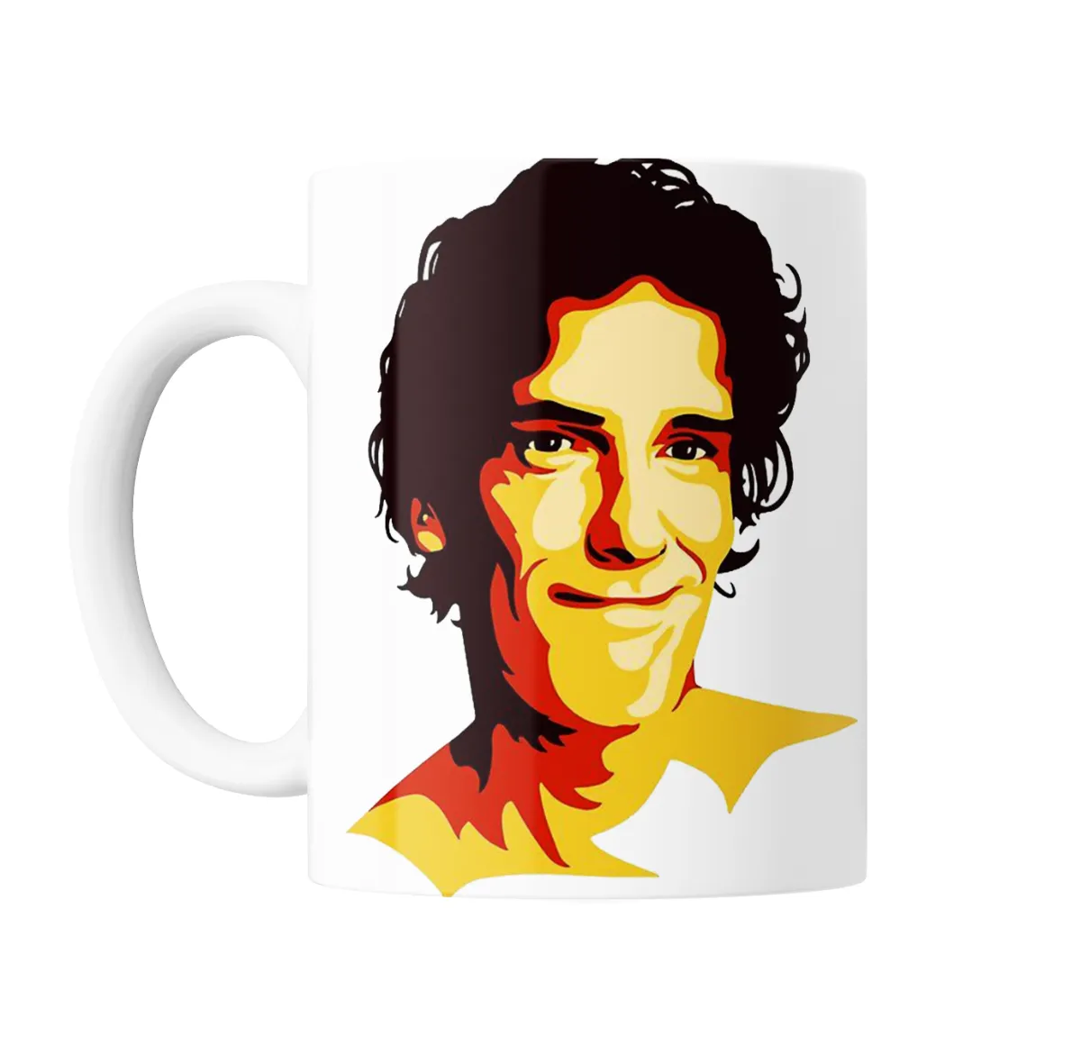 Taza de Cerámica Spinetta Retrato Pop Art - vista 2