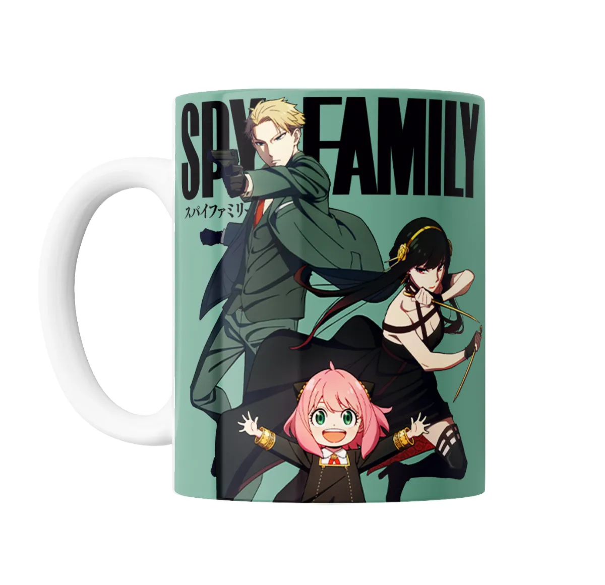Taza de Cerámica Spy Family Loid Yor Anya - vista 2
