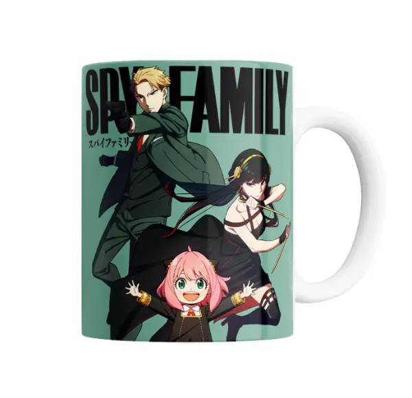 Taza de Cerámica Spy Family Loid Yor Anya