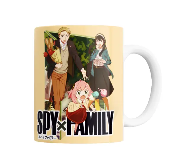 Taza de Cerámica Spy x Family Familia Forger Helado