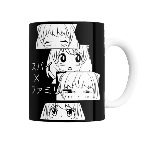 Taza de Cerámica Spy x Family Anya Expresiones
