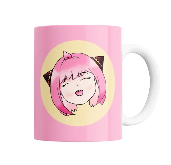 Taza de Cerámica Spy x Family Anya Ojos Cerrados