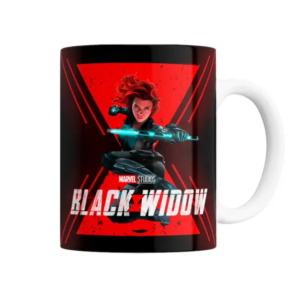 Taza de Cerámica Black Widow Natasha Romanoff Marvel Studios