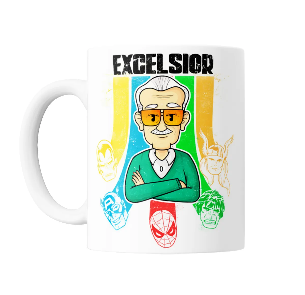 Taza de Cerámica Stan Lee Excelsior Superhéroes Marvel - vista 2