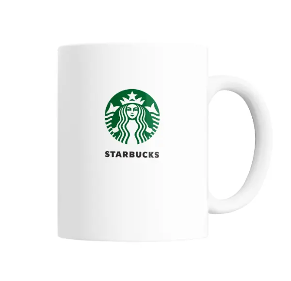 Taza de Cerámica StarBucks Logo Sirena