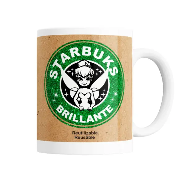 Taza de Cerámica Campanita Starbuks Brillante