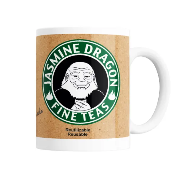 Taza de Cerámica Avatar Tío Iroh Jasmine Dragon Fine Teas