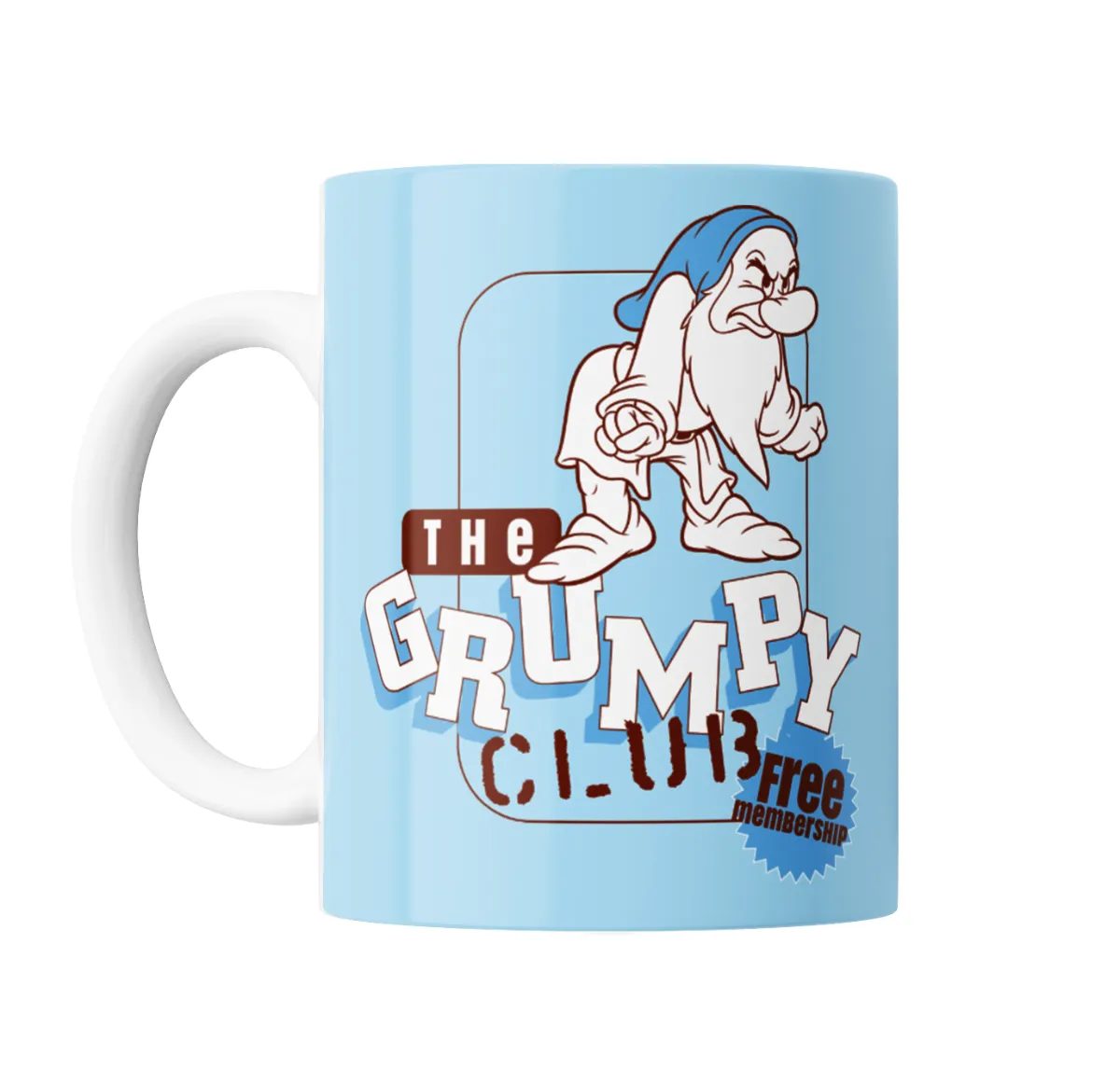 Taza de Cerámica Blanca Nieves Gruñón The Grumpy Club - vista 2
