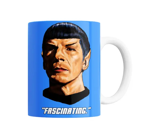 Taza de Cerámica Star Trek Spock Fascinating