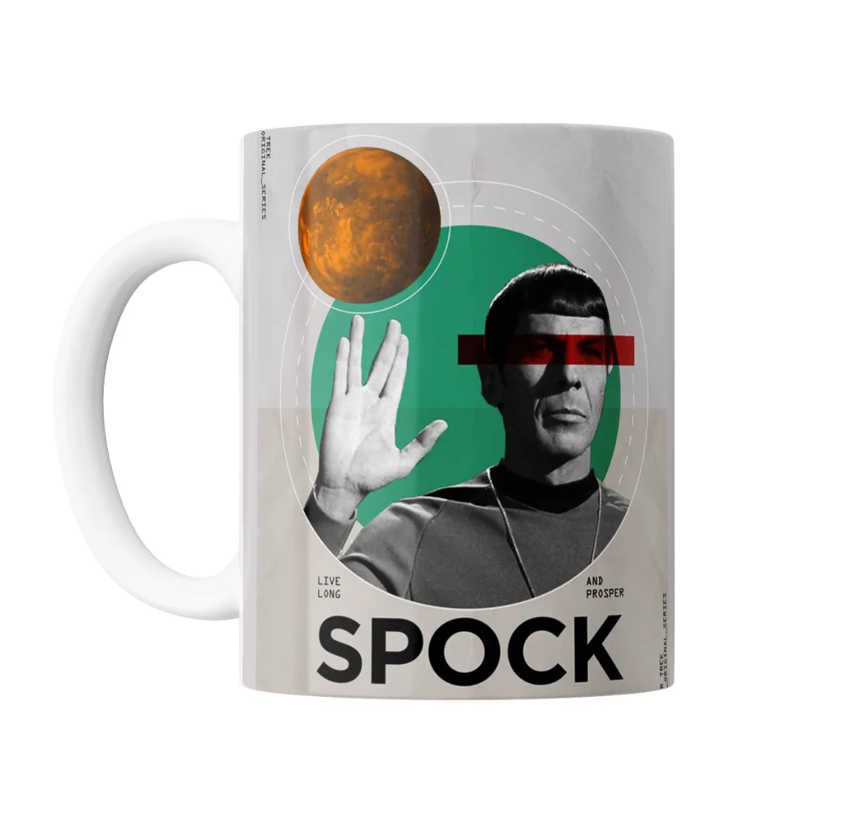 Taza de Cerámica Star Trek Spock Live Long and Prosper - vista 2