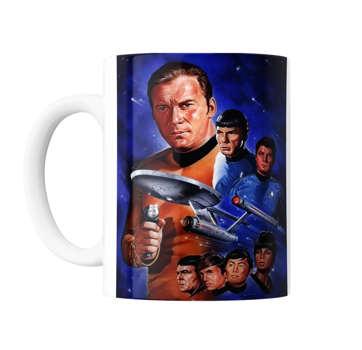 Taza de Cerámica Star Trek Capitán Kirk y la Tripulación - vista 2