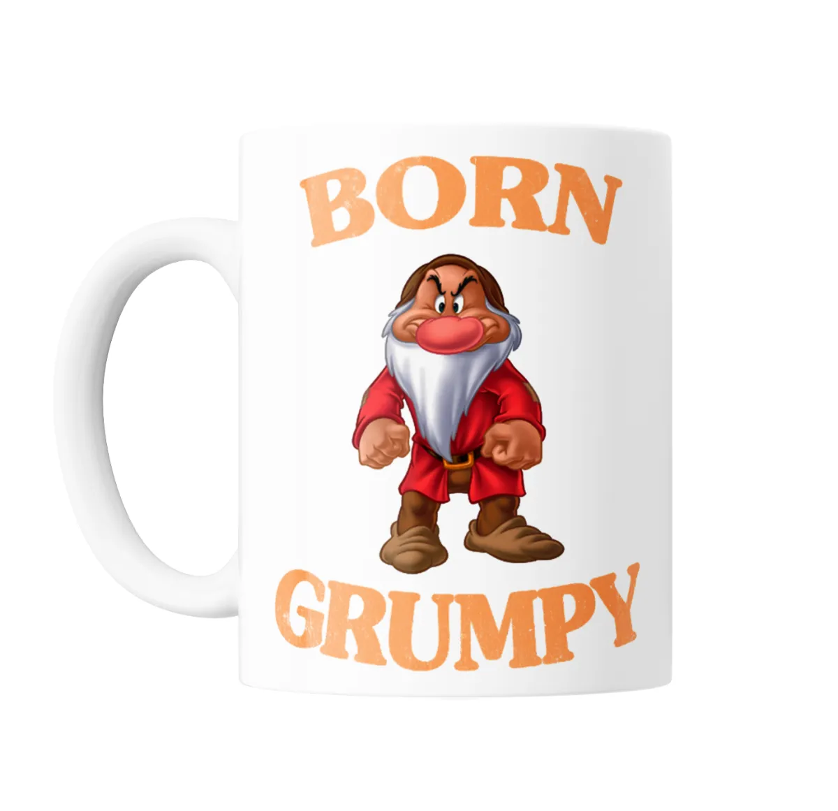 Taza de Cerámica Blanca Nieves Born Grumpy Gruñón - vista 2