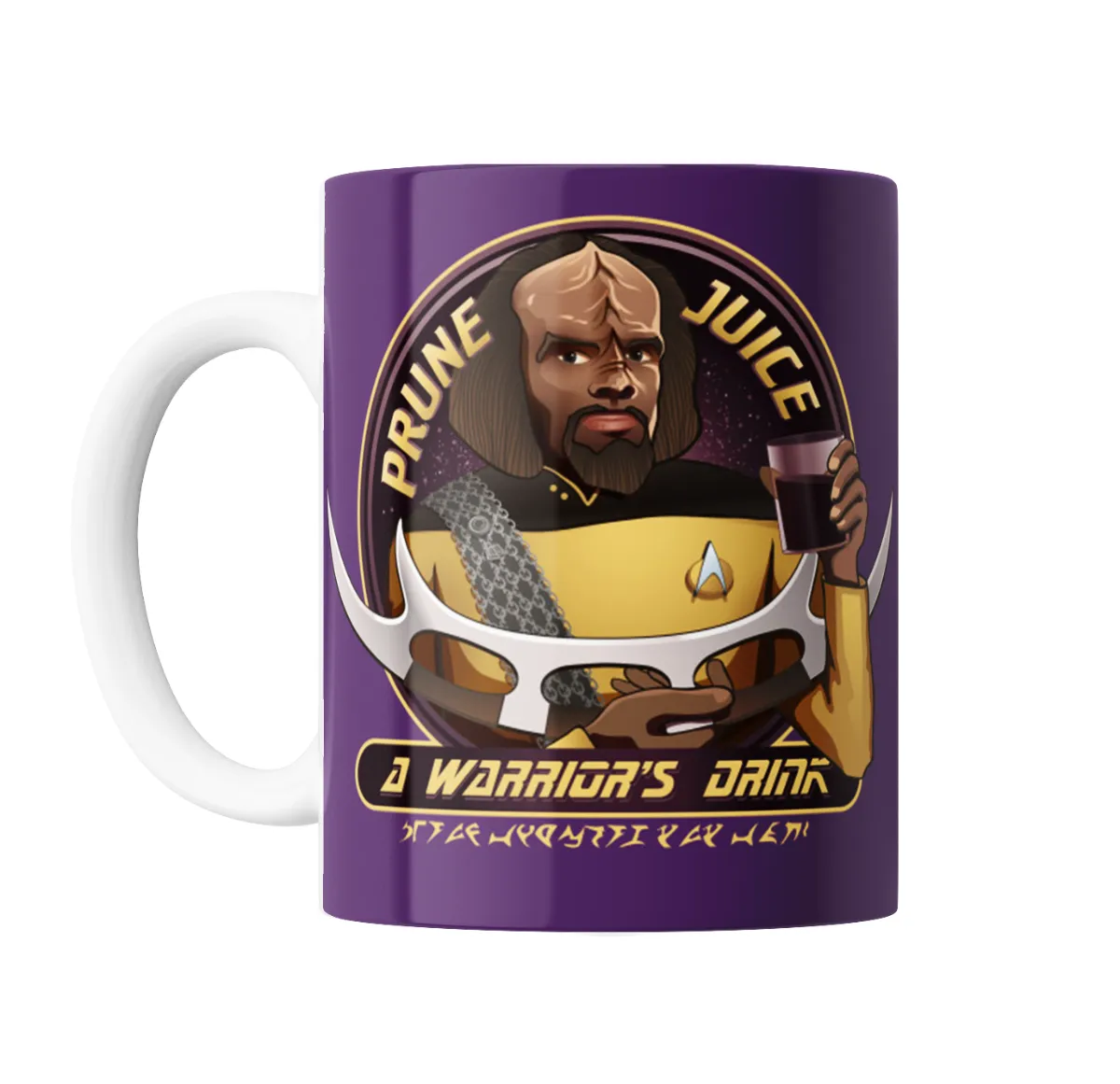 Taza de Cerámica Star Trek Worf Prune Juice a Warrior's Drink - vista 2