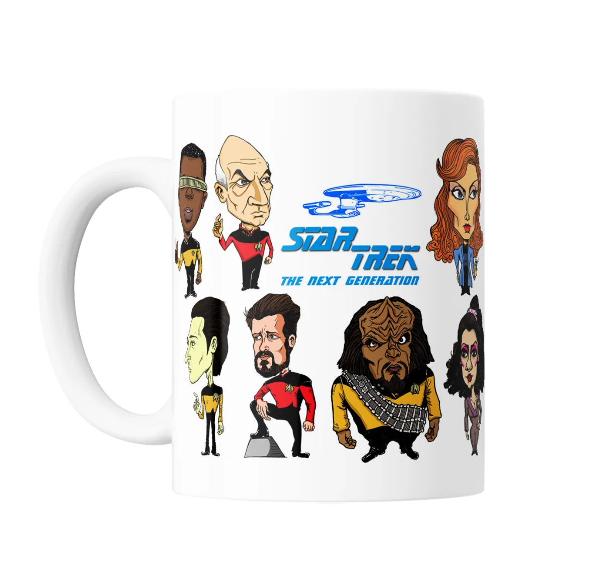 Taza de Cerámica Star Trek The Next Generation Personajes - vista 2