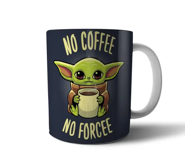 Taza de Cerámica Star Wars Baby Yoda No Coffee No Forcee