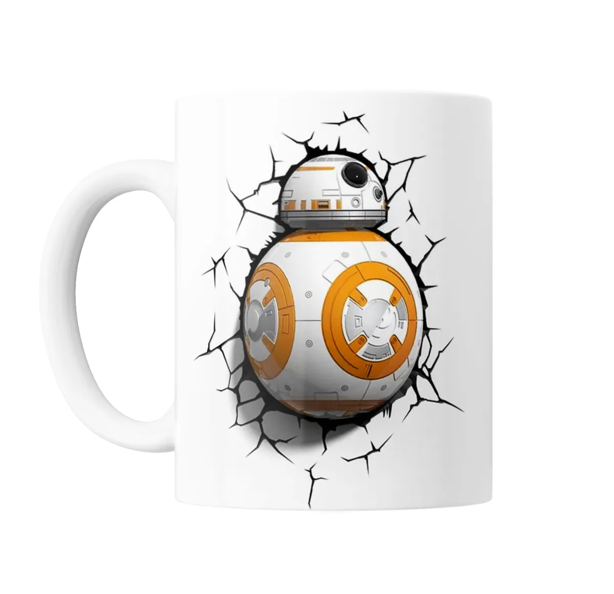Taza de Cerámica Star Wars BB-8 Rompiendo la Pared - vista 2
