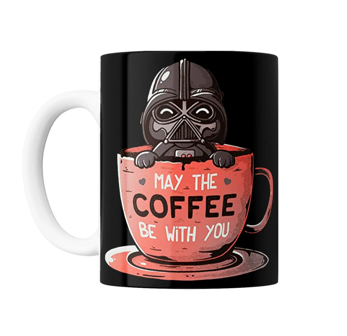 Taza de Cerámica Star Wars Darth Vader Coffee Be With You - vista 2