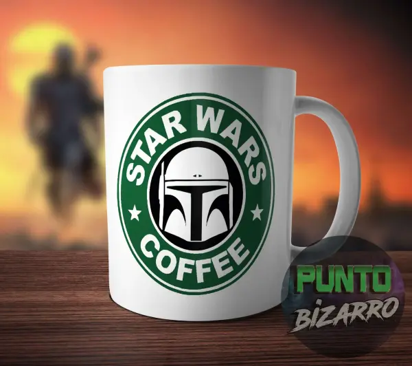 Taza de Cerámica Star Wars Coffee Boba Fett Starbucks