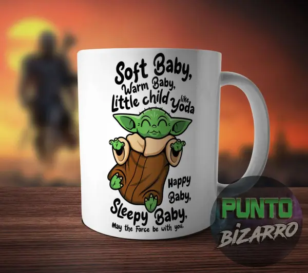 Taza de Cerámica Star Wars Baby Yoda Soft Baby Warm Baby