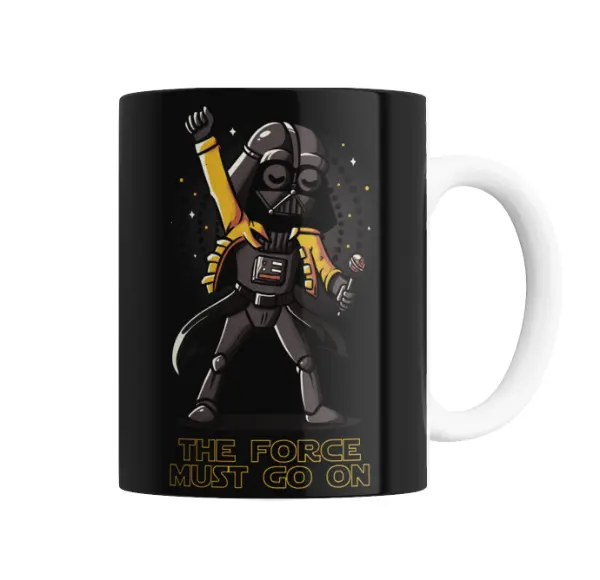 Taza de Cerámica Star Wars Darth Vader Freddie Mercury