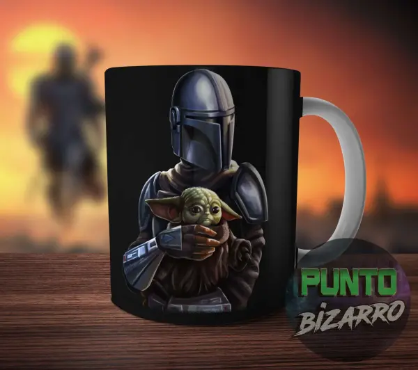Taza de Cerámica Star Wars The Mandalorian y Grogu