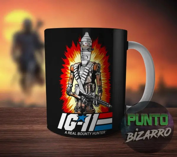 Taza de Cerámica Mandalorian IG-11 Cazarrecompensas