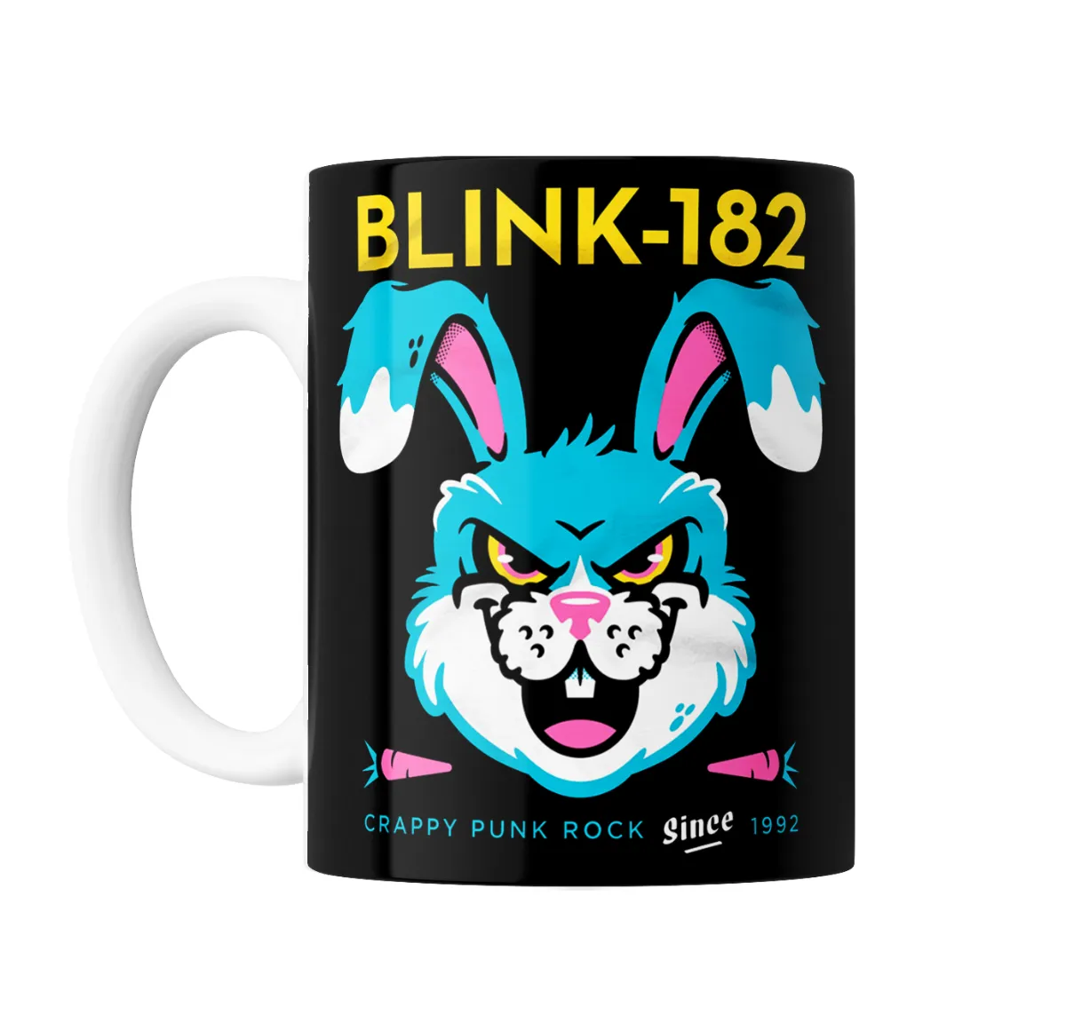 Taza de Cerámica Blink 182 Conejo Crappy Punk Rock - vista 2
