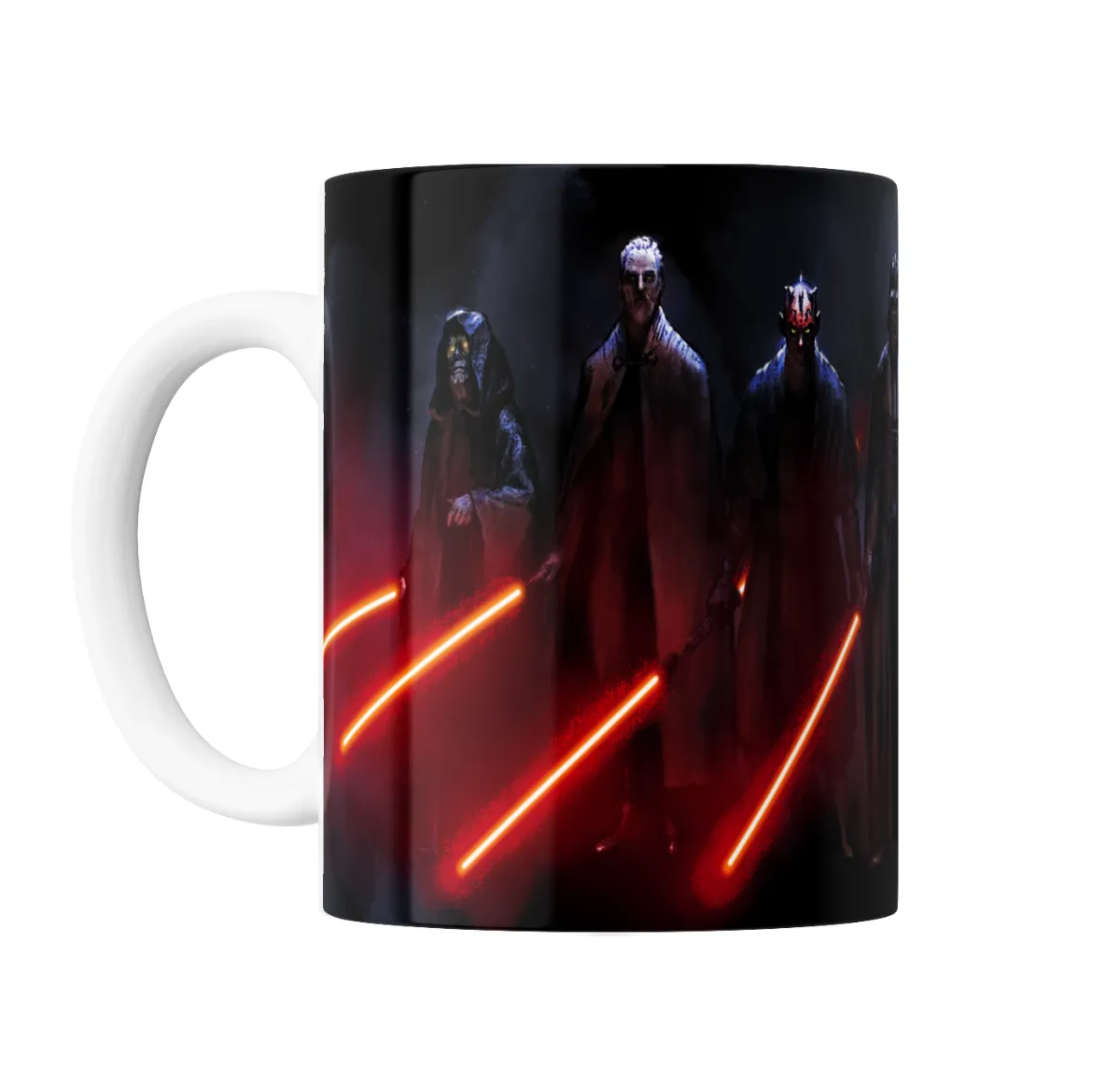 Taza de Cerámica Star Wars Villanos y Jedi Sables de Luz - vista 2
