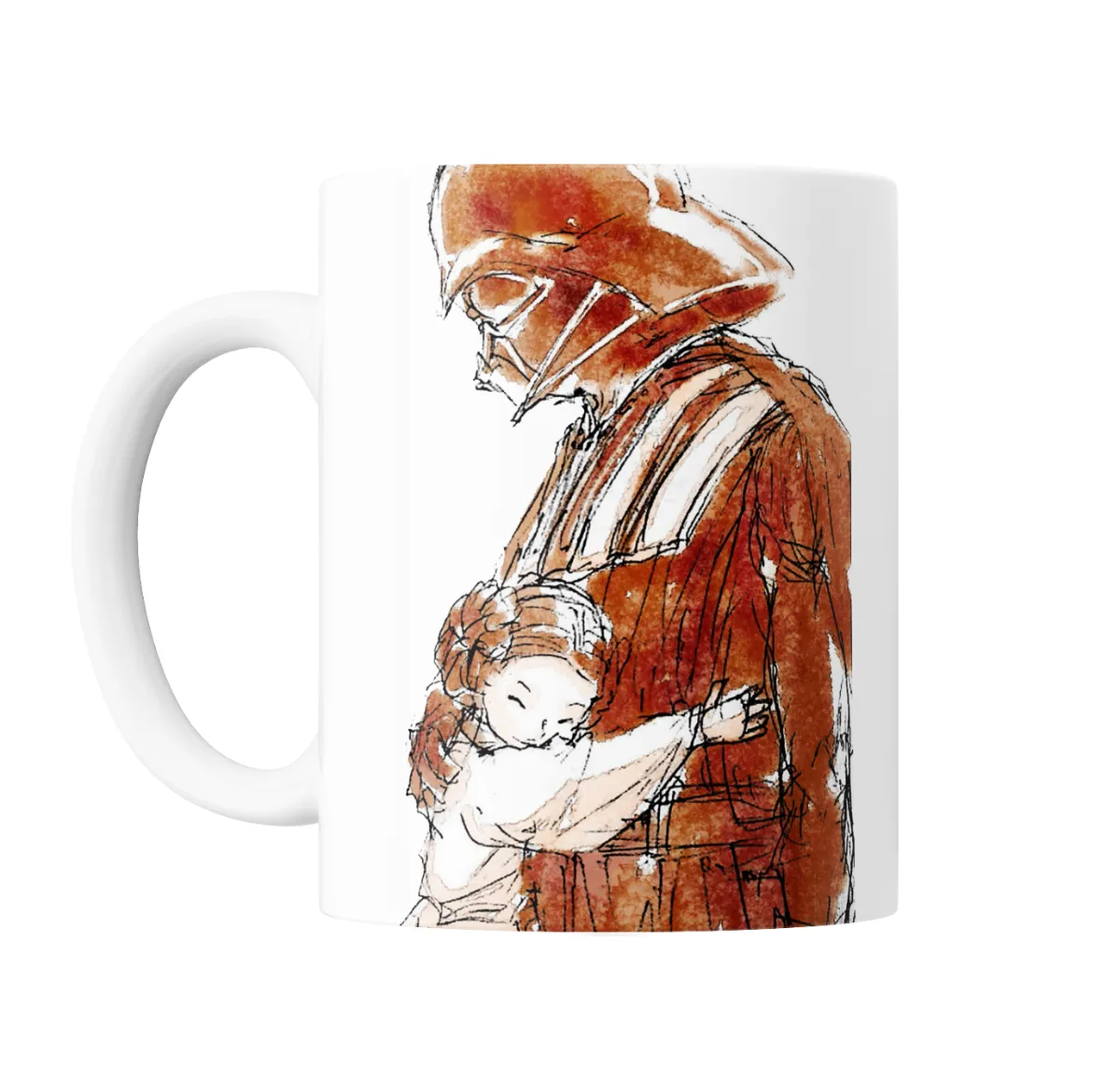 Taza de Cerámica Star Wars Darth Vader con Bebé Luke - vista 2