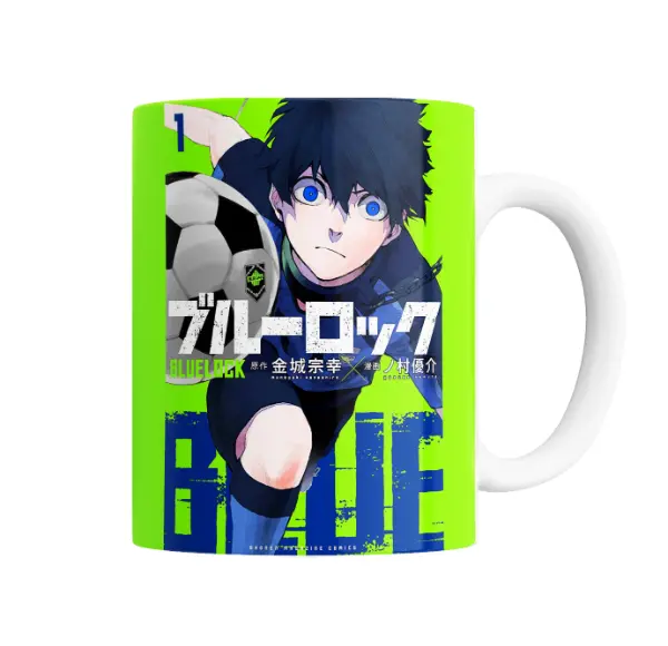 Taza de Cerámica Blue Lock Isagi Yoichi Portada Tomo 1