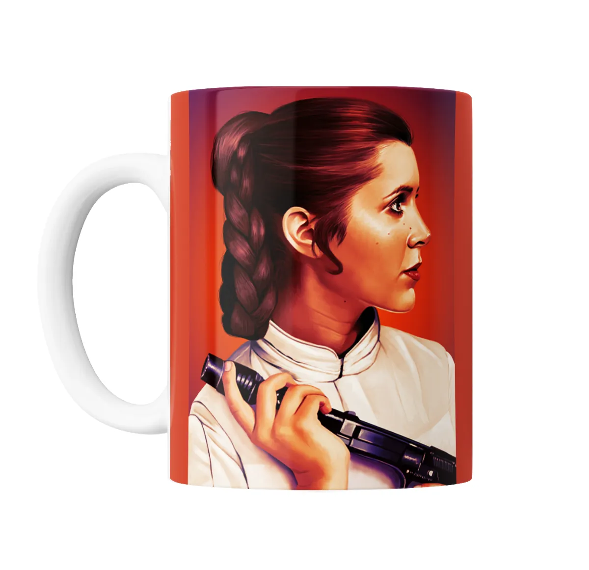 Taza de Cerámica Star Wars Princesa Leia Trenza Blaster - vista 2