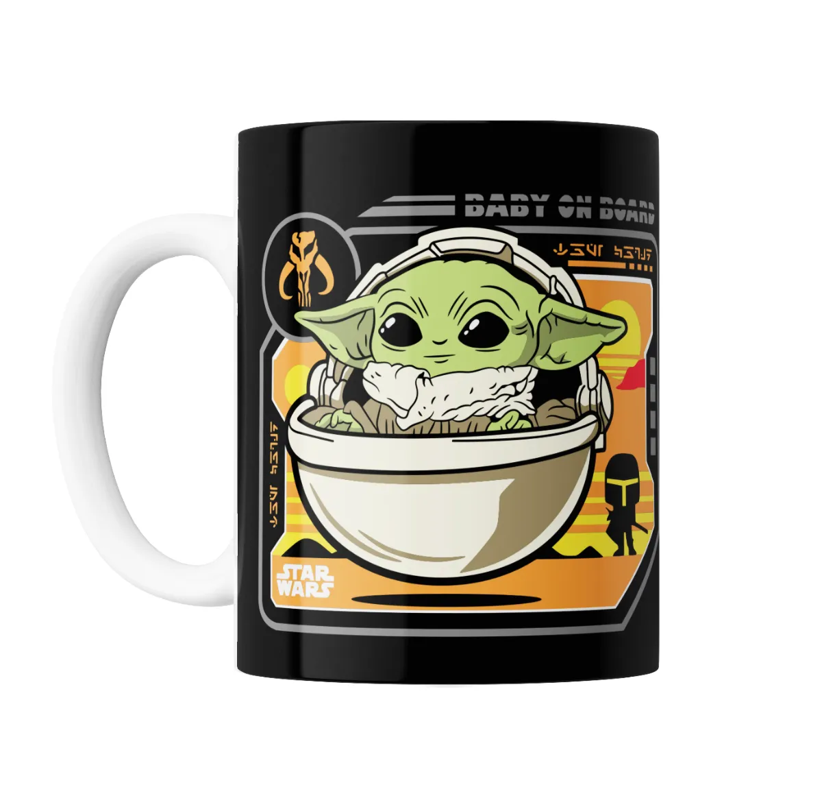 Taza de Cerámica Star Wars Baby Yoda Baby on Board - vista 2