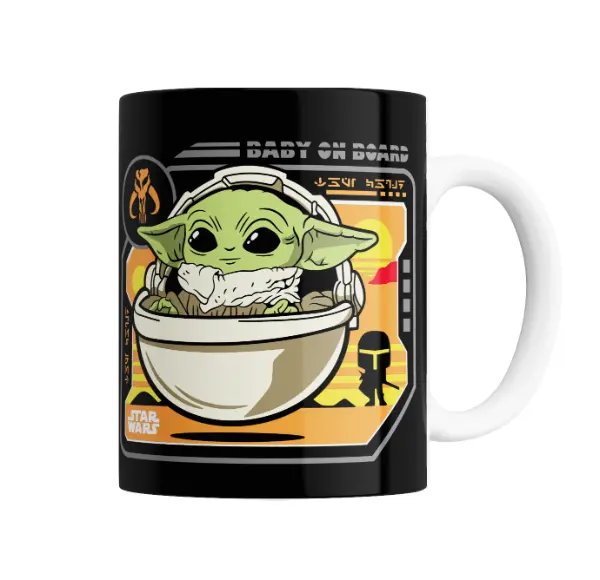 Taza de Cerámica Star Wars Baby Yoda Baby on Board