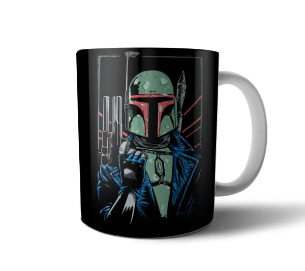 Taza de Cerámica Star Wars Boba Fett Mandaloriano