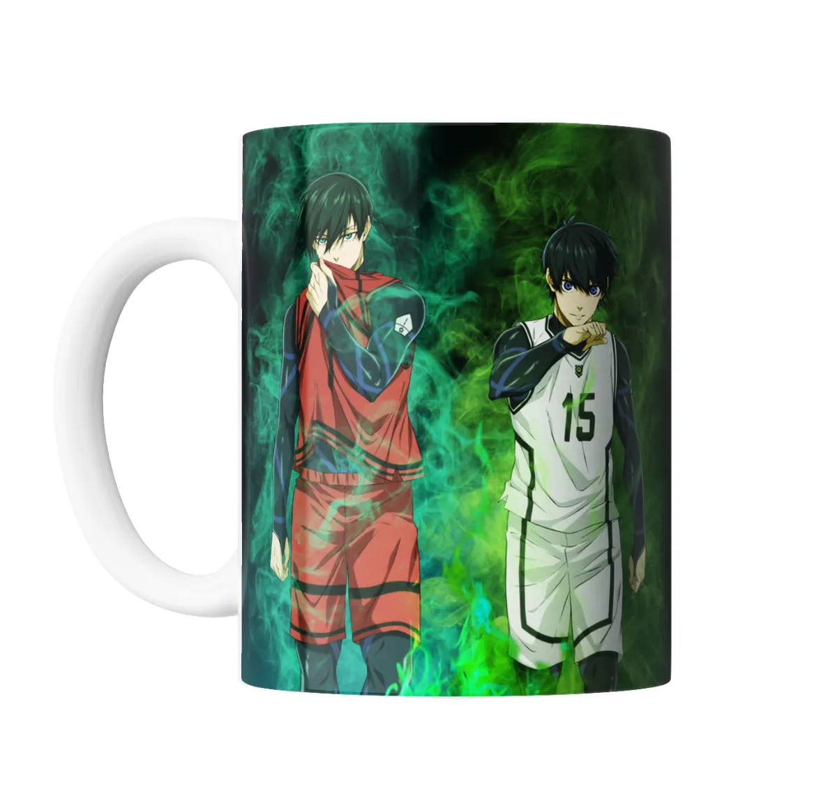 Taza de Cerámica Blue Lock Isagi y Nagi - vista 2