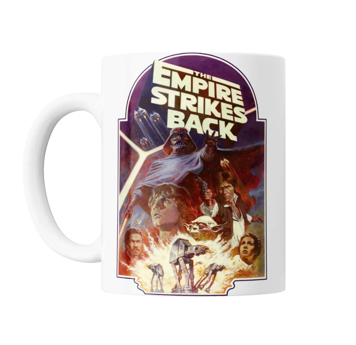 Taza de Cerámica Star Wars El Imperio Contraataca Poster Vintage - vista 2