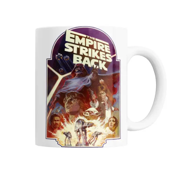 Taza de Cerámica Star Wars El Imperio Contraataca Poster Vintage