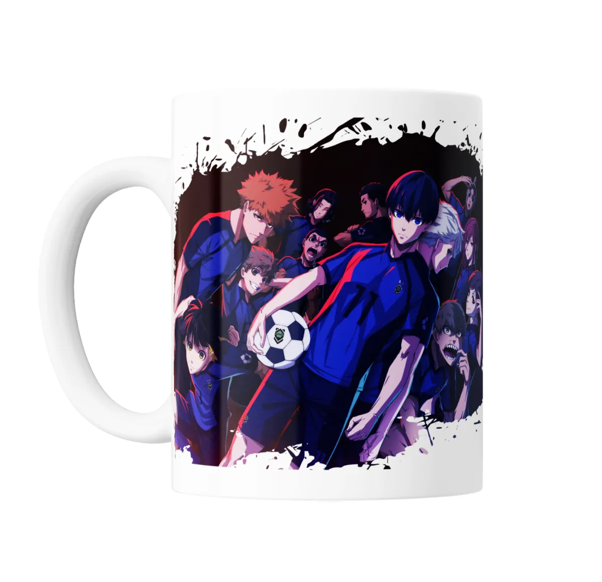 Taza de Cerámica Blue Lock Equipo Azul Personajes - vista 2