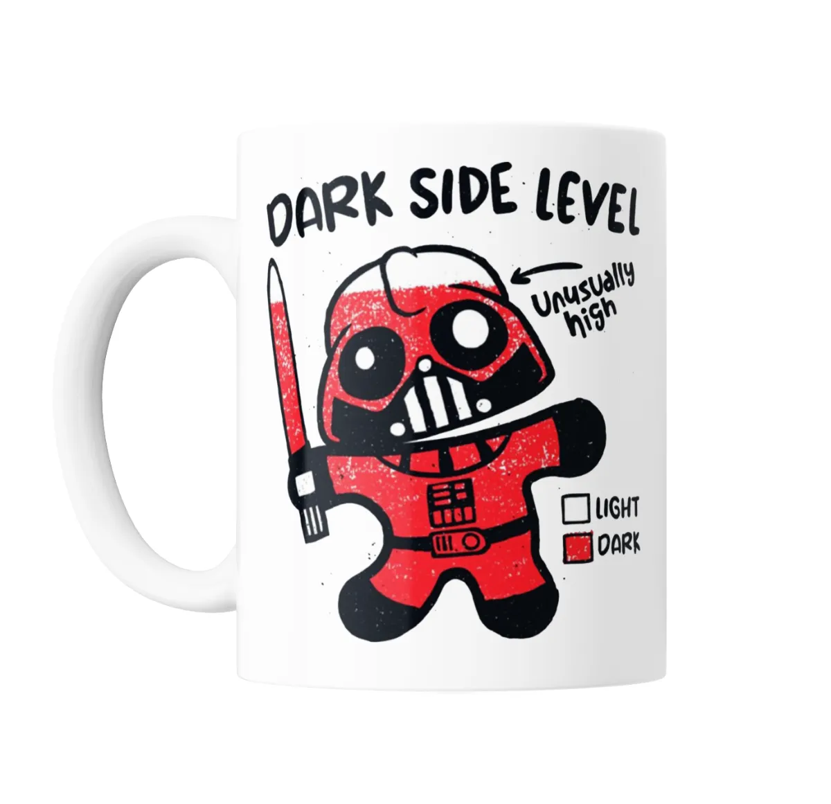 Taza de Cerámica Star Wars Darth Vader Dark Side Level Kawaii - vista 2