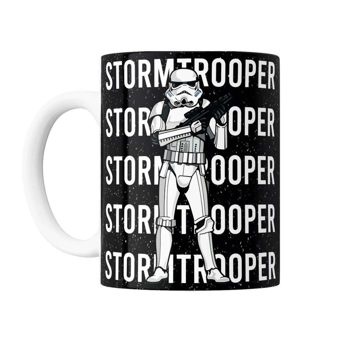 Taza de Cerámica Star Wars Stormtrooper Texto Repetido - vista 2