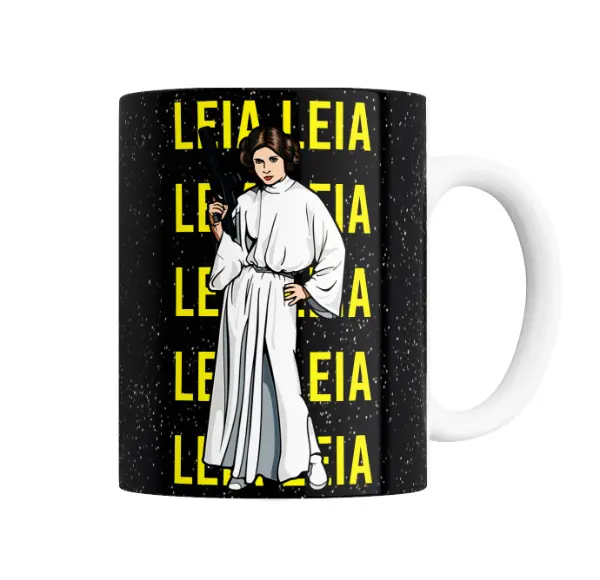 Taza de Cerámica Star Wars Princesa Leia Lista para la Batalla