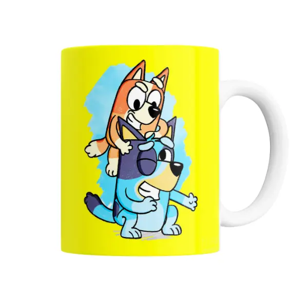 Taza de Cerámica Bluey Bingo a Caballo