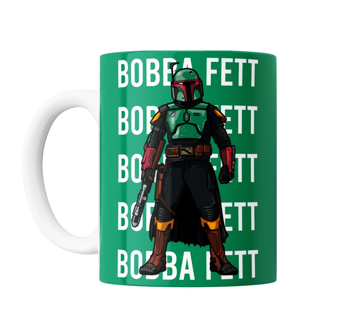 Taza de Cerámica Star Wars Boba Fett Verde - vista 2