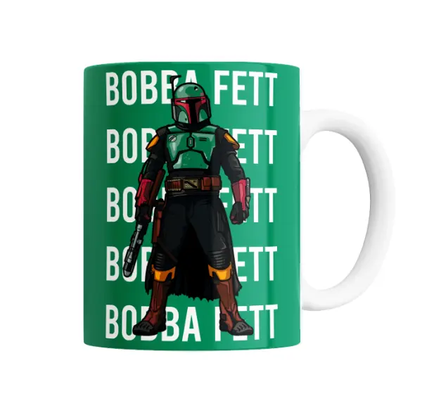 Taza de Cerámica Star Wars Boba Fett Verde