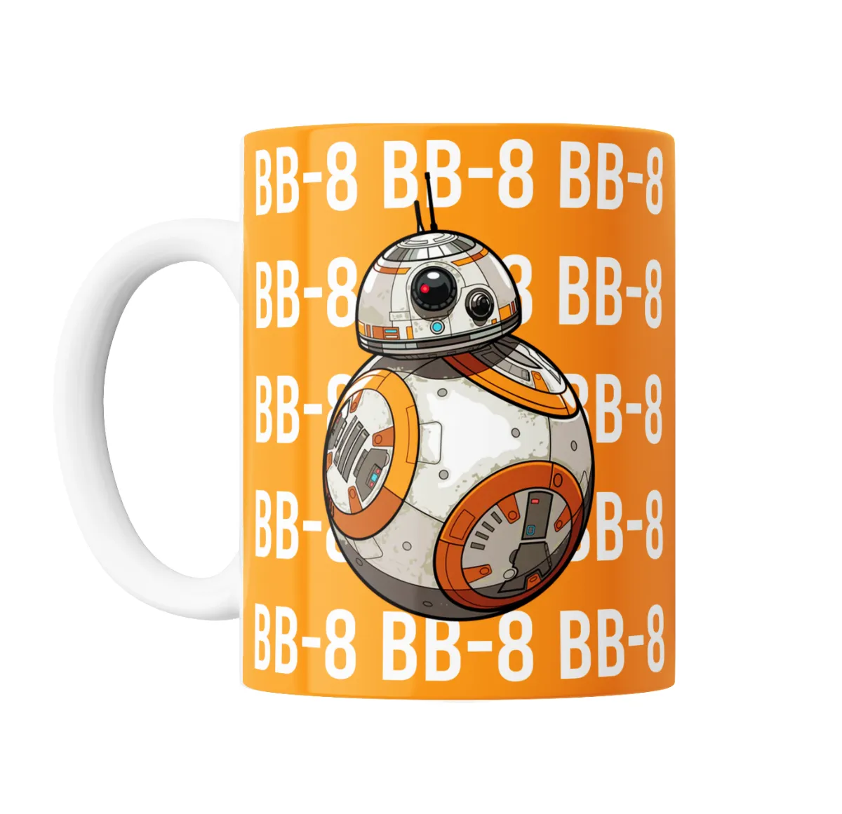 Taza de Cerámica Star Wars BB-8 Patrón Naranja - vista 2