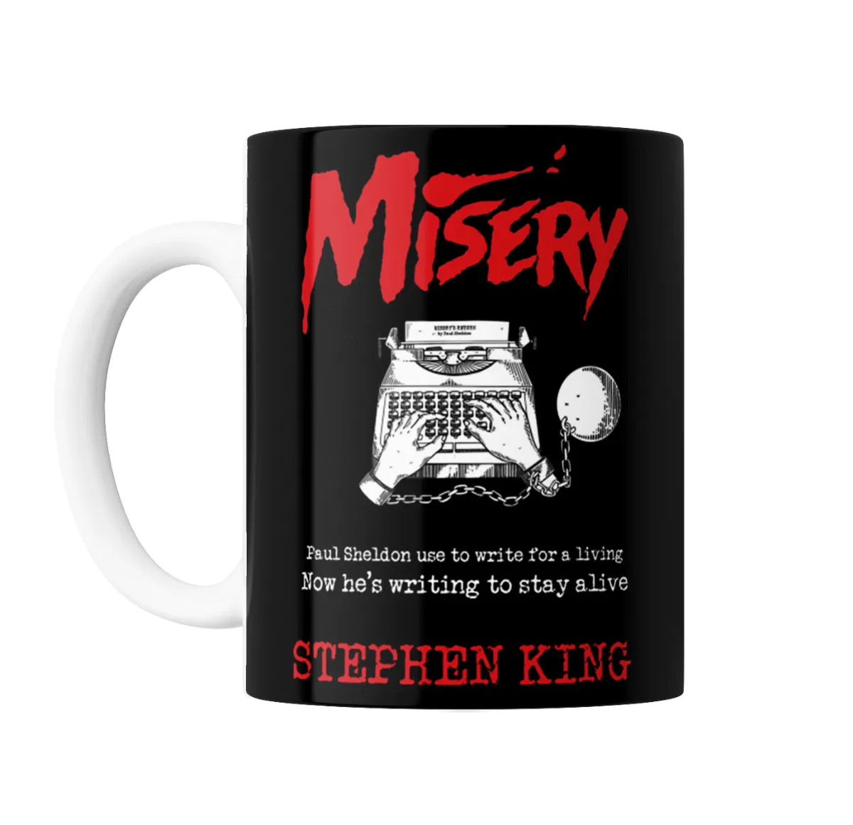 Taza de Cerámica Stephen King Misery Máquina de Escribir - vista 2