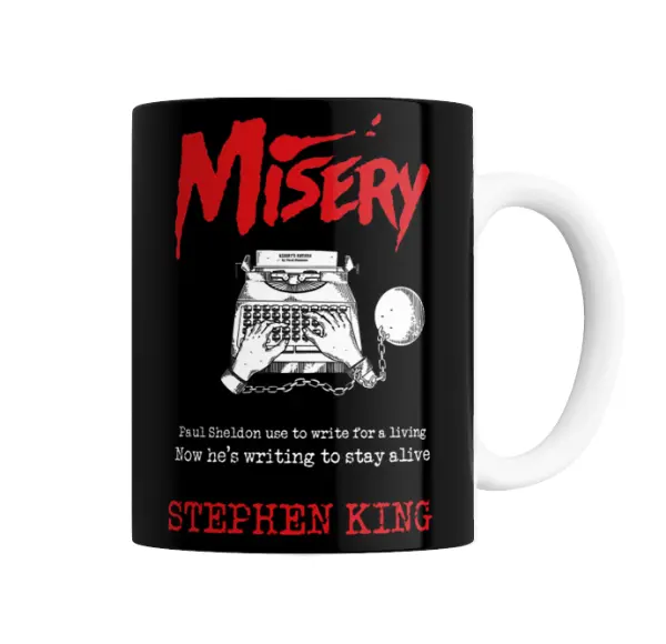 Taza de Cerámica Stephen King Misery Máquina de Escribir