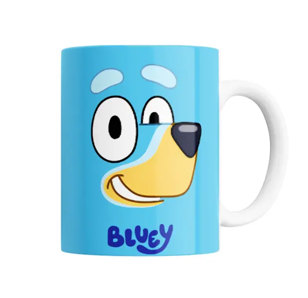 Taza de Cerámica Bluey Cara de Bluey